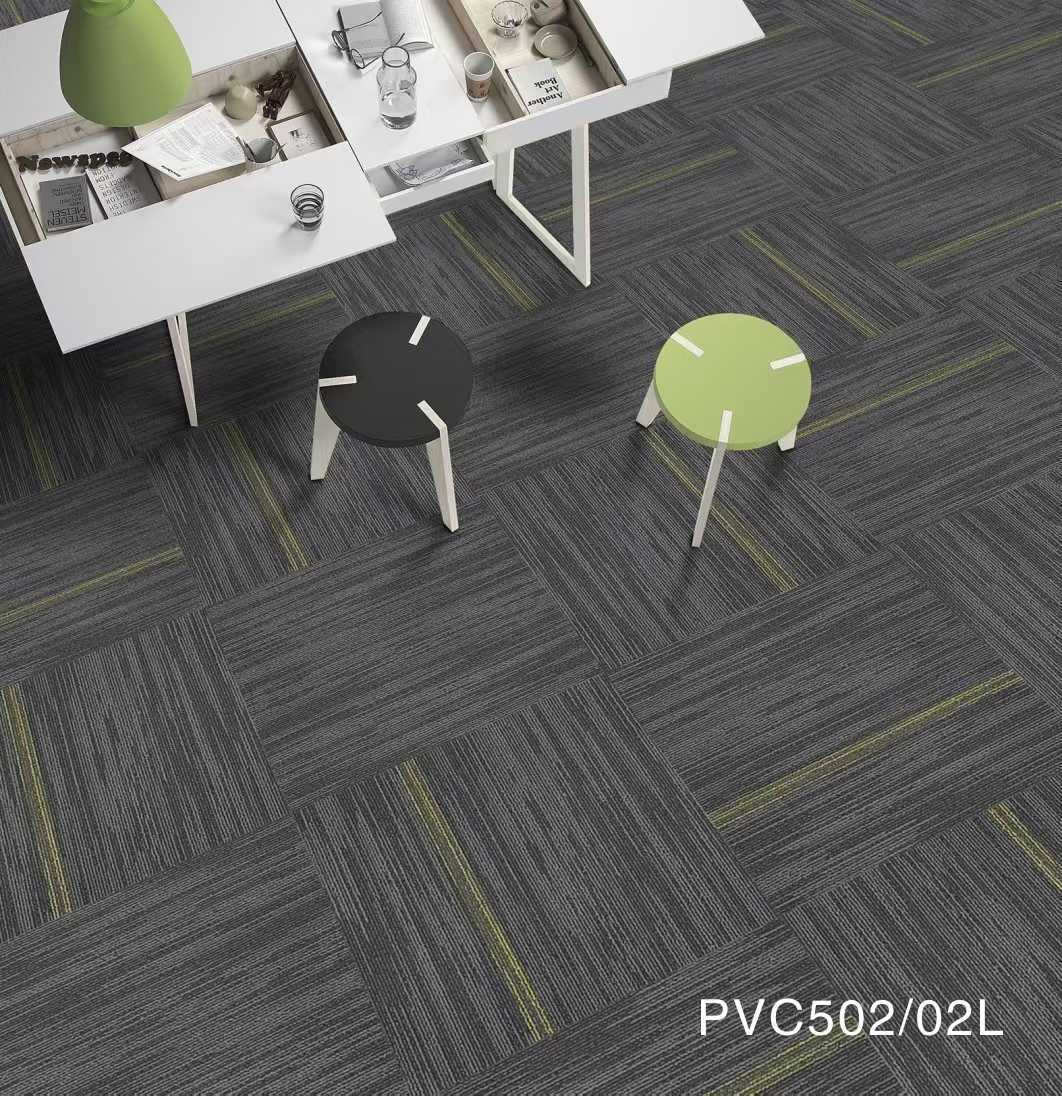 绿生新材料办公室地毯PVC底丙纶方块地毯加厚耐磨拼接地毯写字楼直播间地毯模块化拼接地毯环保无异味多色可选随心搭配PVC打详情15