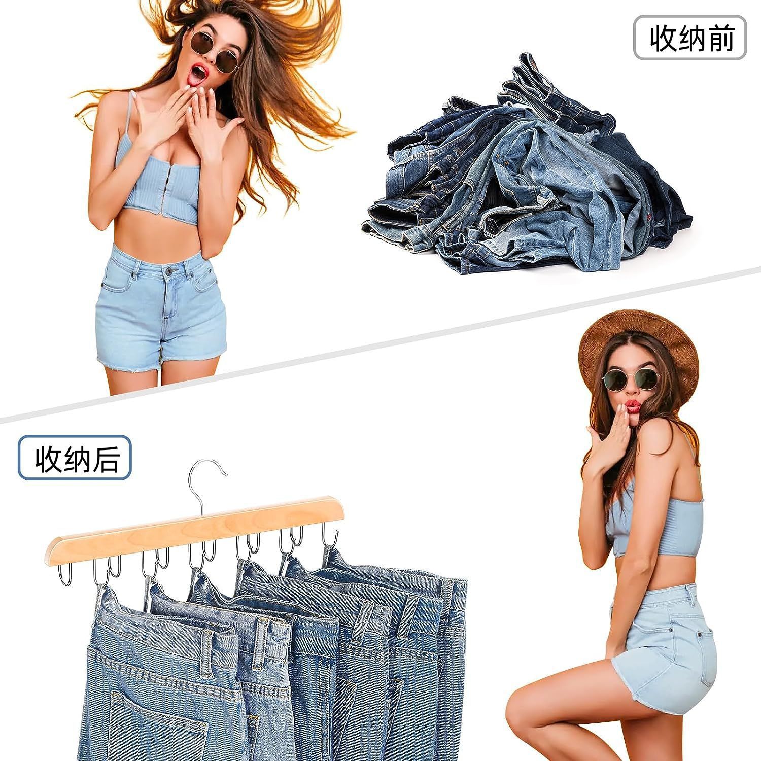 实木收纳衣架帽子裙子裤子领带多用实木衣架酒店家用防滑无痕衣挂详情5