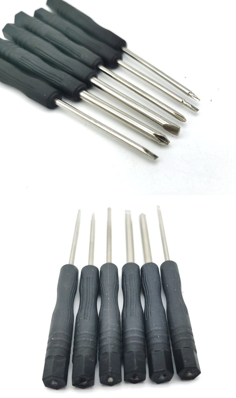 Factory direct sales of toy small screwdrivers, mini 2.0 and 3.0 cross-head screwdrivers, toy delivery, black screwdriver small pic 5