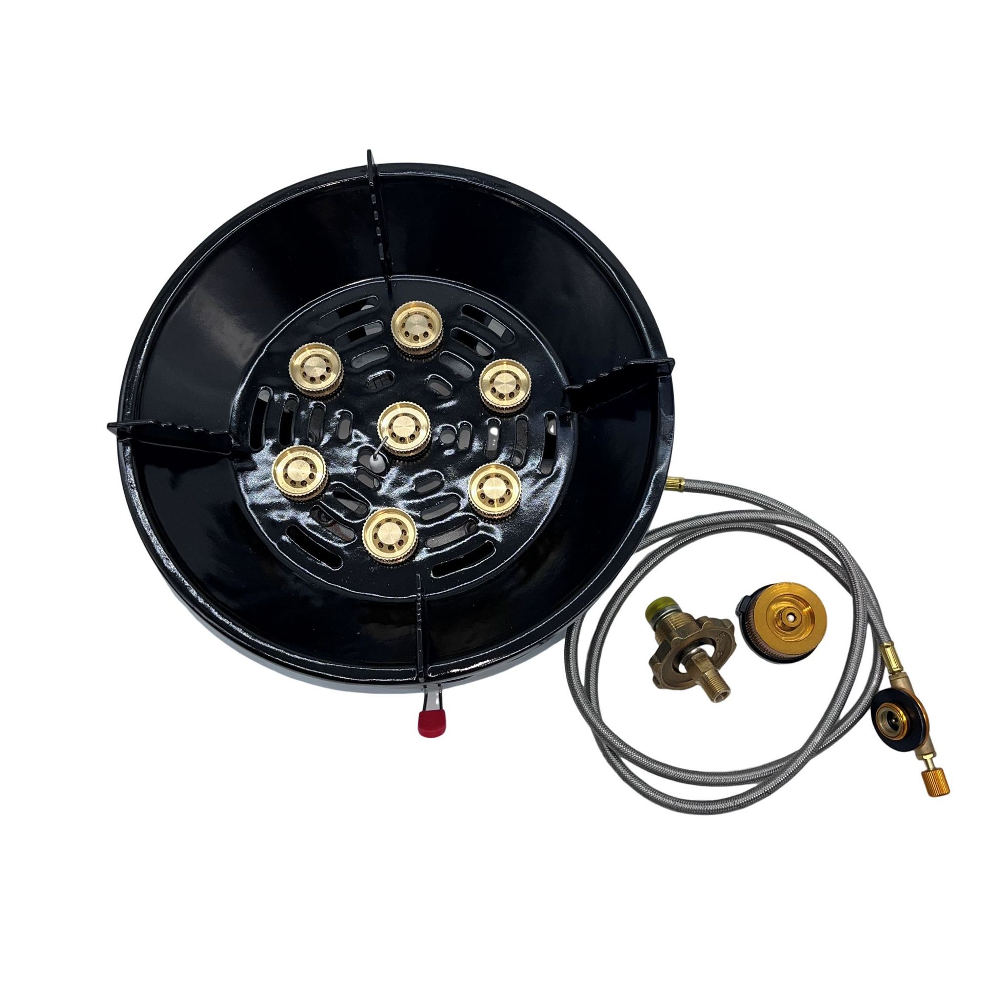 户外七星灶猛火炉头防风露营卡式炉燃气煤气灶便携式野外炊具定制详情6