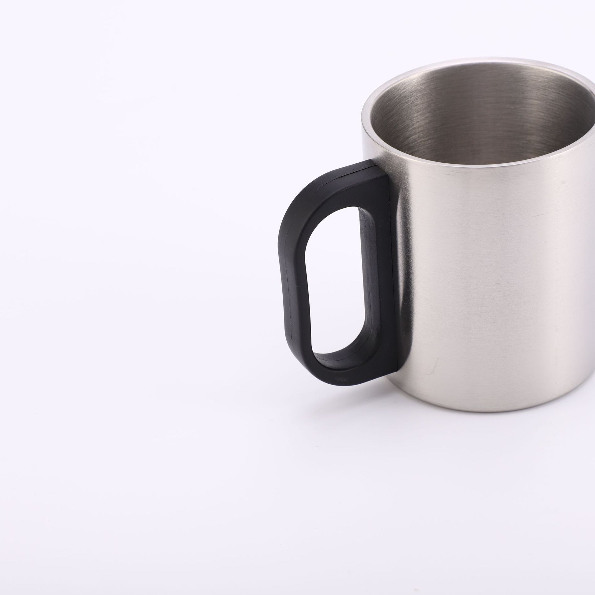 Wholesale of cross-border 304 stainless steel mini mugs with LIDS, handles, multi-functional and shock-resistant water cups pic 17