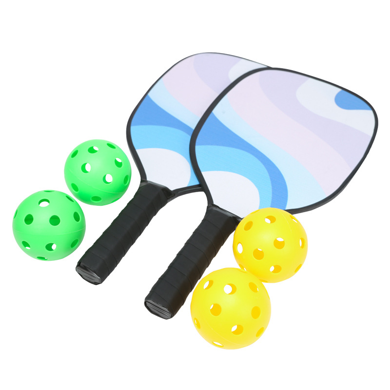 初学者儿童成人运动匹克球拍沙滩球拍2只送球球包双人对打匹克拍详情6