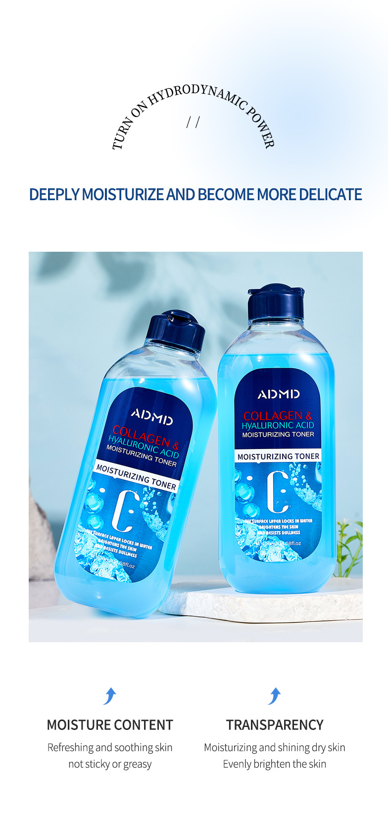 【 Cross-border Exclusive 】ADMD Collagen Toner Hydrating Moisturizing Toner Wholesale Cross-border Skin Care Products pic 6