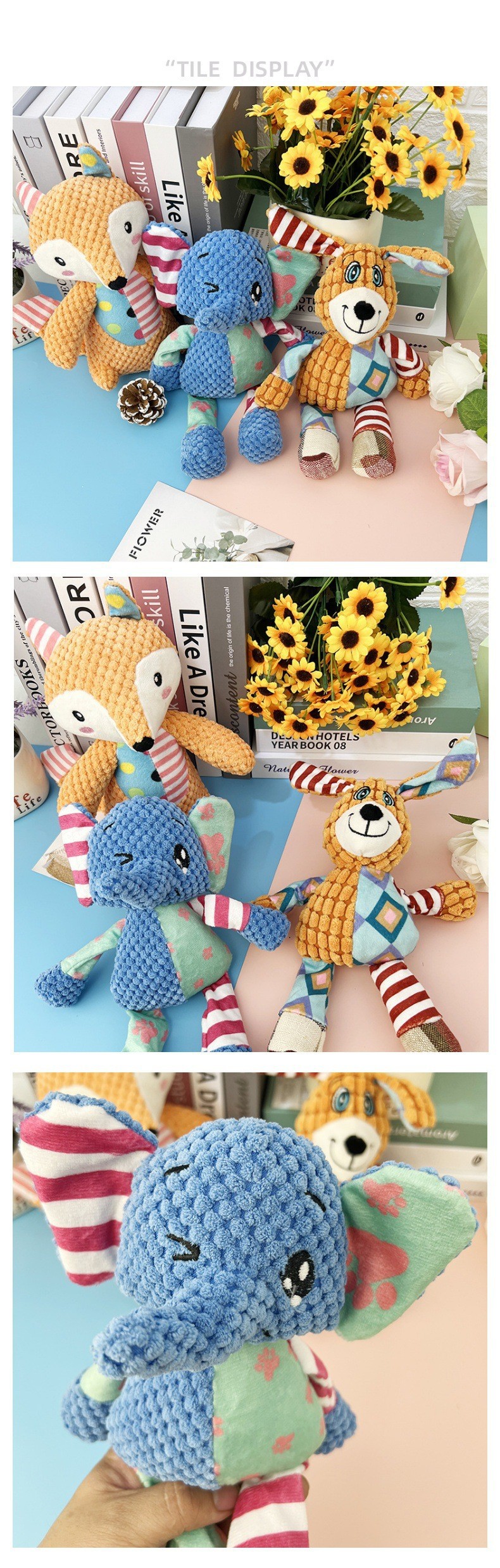 Nuevo juguete de peluche para mascotas molino limpieza dental ocurrencia juguetes interactivos para perros gato desde hi productos de alivio al por mayor pic 4