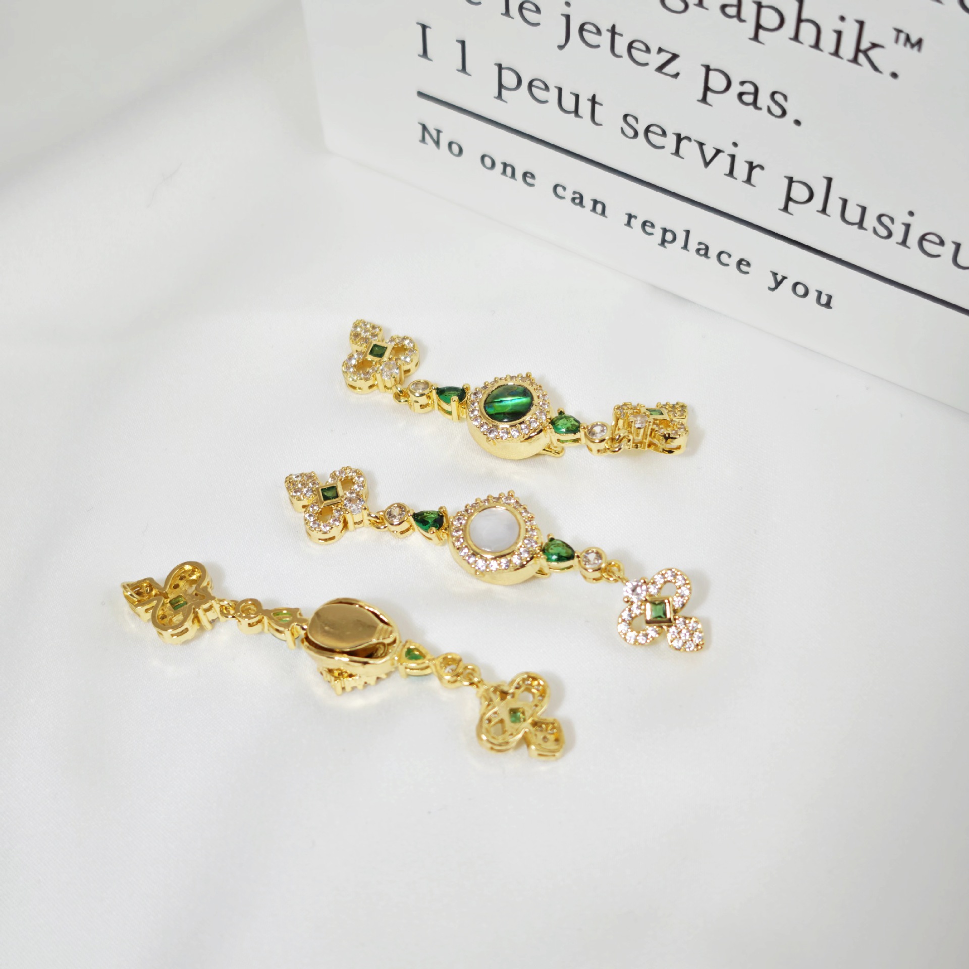 High-end strong color retention necklace clasp, pearl buckle, bracelet buckle, end buckle, universal buckle, diy jewelry accessories pic 8