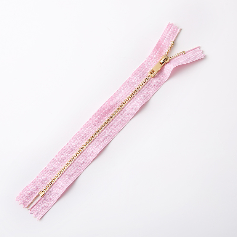 3号金属闭尾短拉链 DIY手工手袋专用多色防滑自锁拉链条 厂家批发详情13