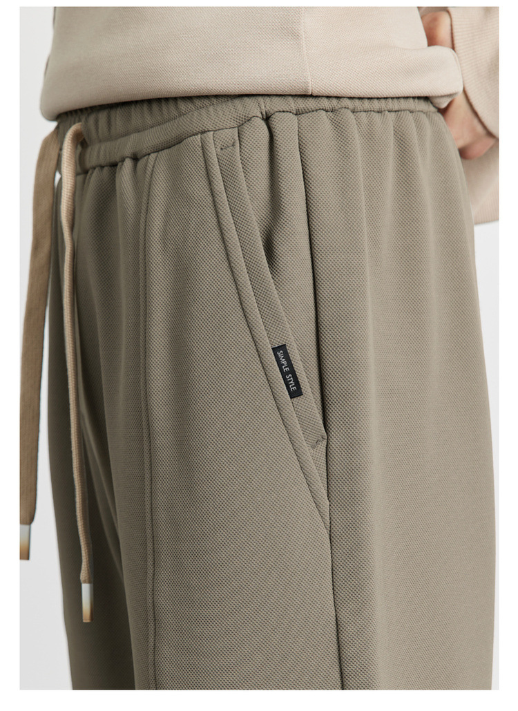 WOOG2005男装2024秋冬季新款抗皱束脚休闲裤男士卫裤运动裤 时尚舒适耐磨男士运动裤详情28