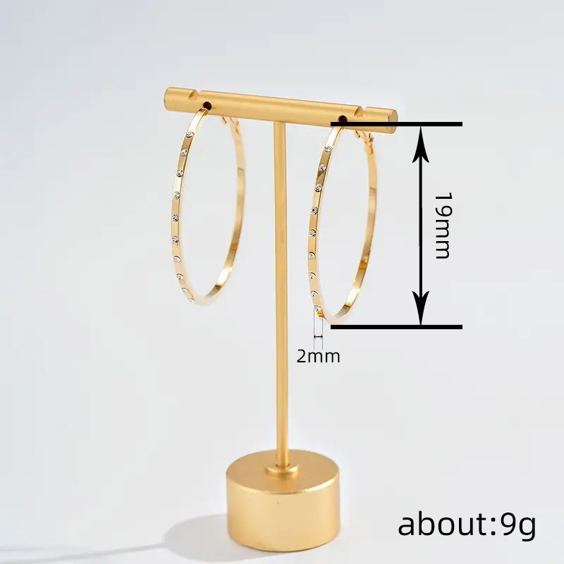 曹适欧美跨境法式个性耳环女 夸张超大时尚耳饰 流行爆款抖音热卖详情1