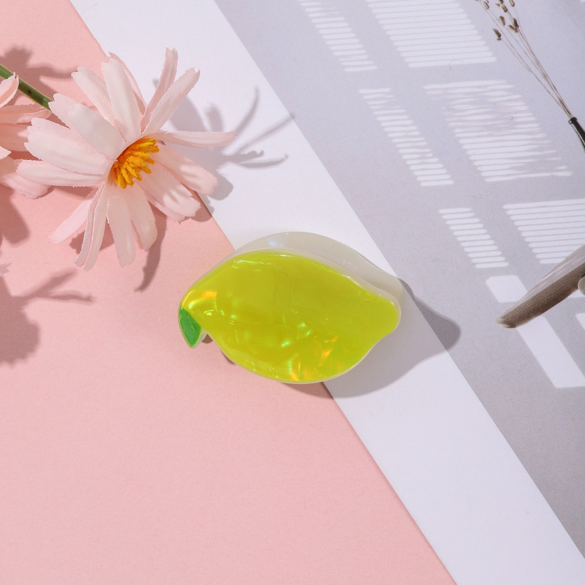 韩版可爱水果小号发夹牛油果杨桃柠檬抓夹少女甜美刘海夹新款头饰详情8