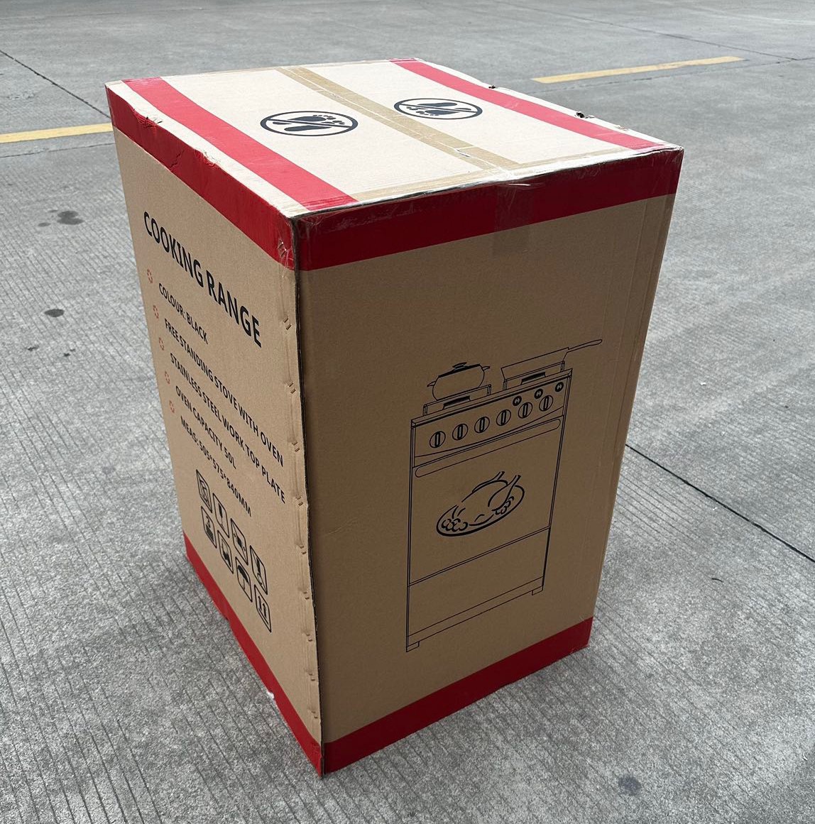 Export foreign trade factory direct supply 4-gas integrated oven, 4-gas burner large-capacity oven, kitchen appliances pic 8