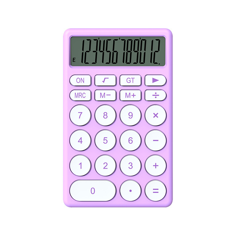 Macaron high appearance level large screen student cute portable desktop calculator factory direct sales and wholesale pic 12