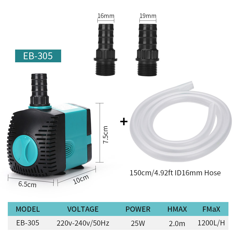 EB系列小型潜水泵鱼缸水泵水族箱水冷空调泵鱼池抽水机侧吸泵详情20