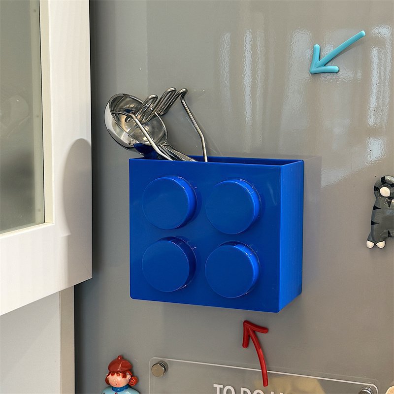 Entrance door mask storage box, wall-mounted anti-theft door without drilling holes, magnetic storage box for the entrance hall, right-angle storage box pic 6