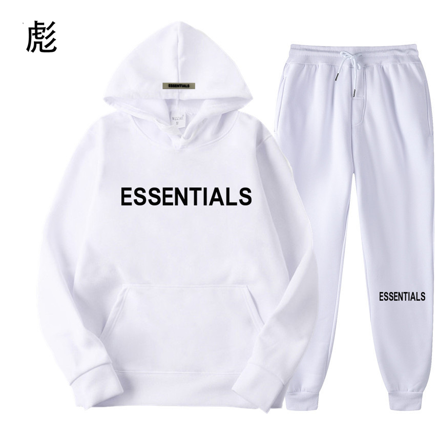 FEAROFGOD复线Essentials跨境新款套装胸前LOGO烫印情侣连帽套装F详情4