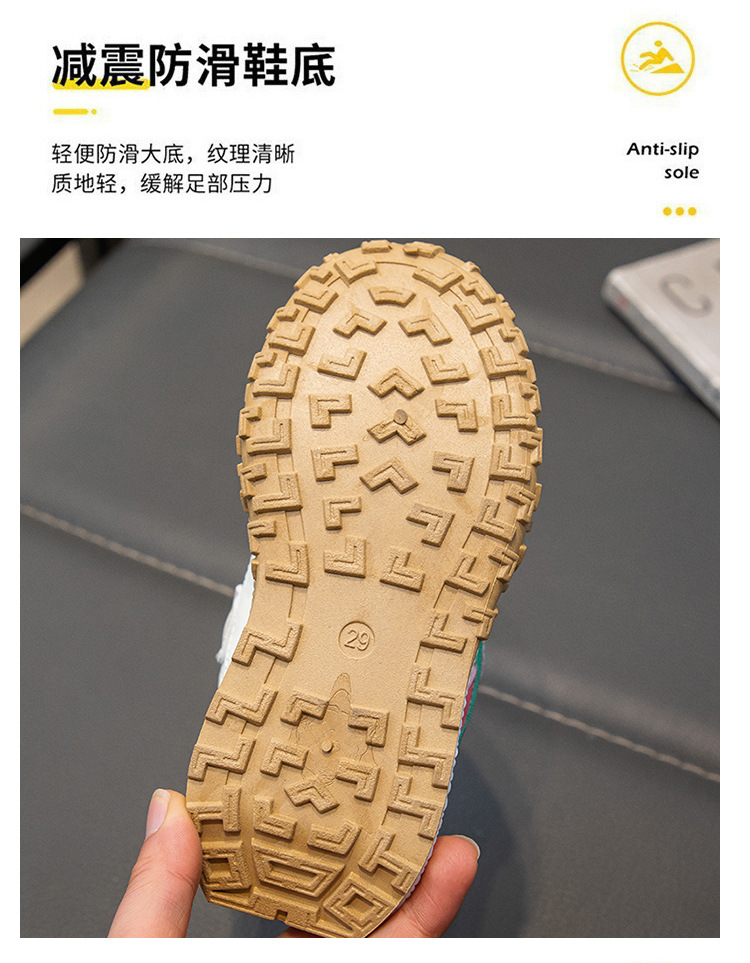 2025春季新款男女童运动鞋时尚帅气软底休闲童鞋男童女童舒适童鞋详情6