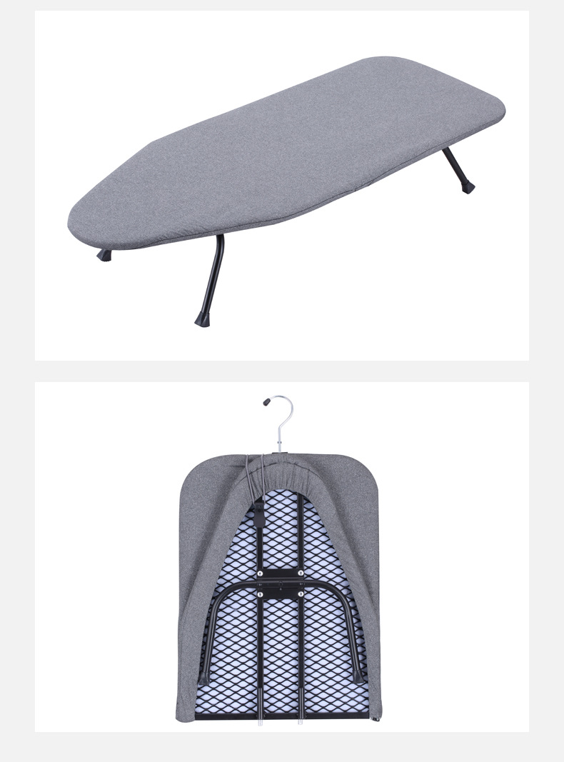 Desktop folding ironing board, household telescopic ironing board, folding storage, stable thick ironing board, cross-border exclusive supply in stock pic 10