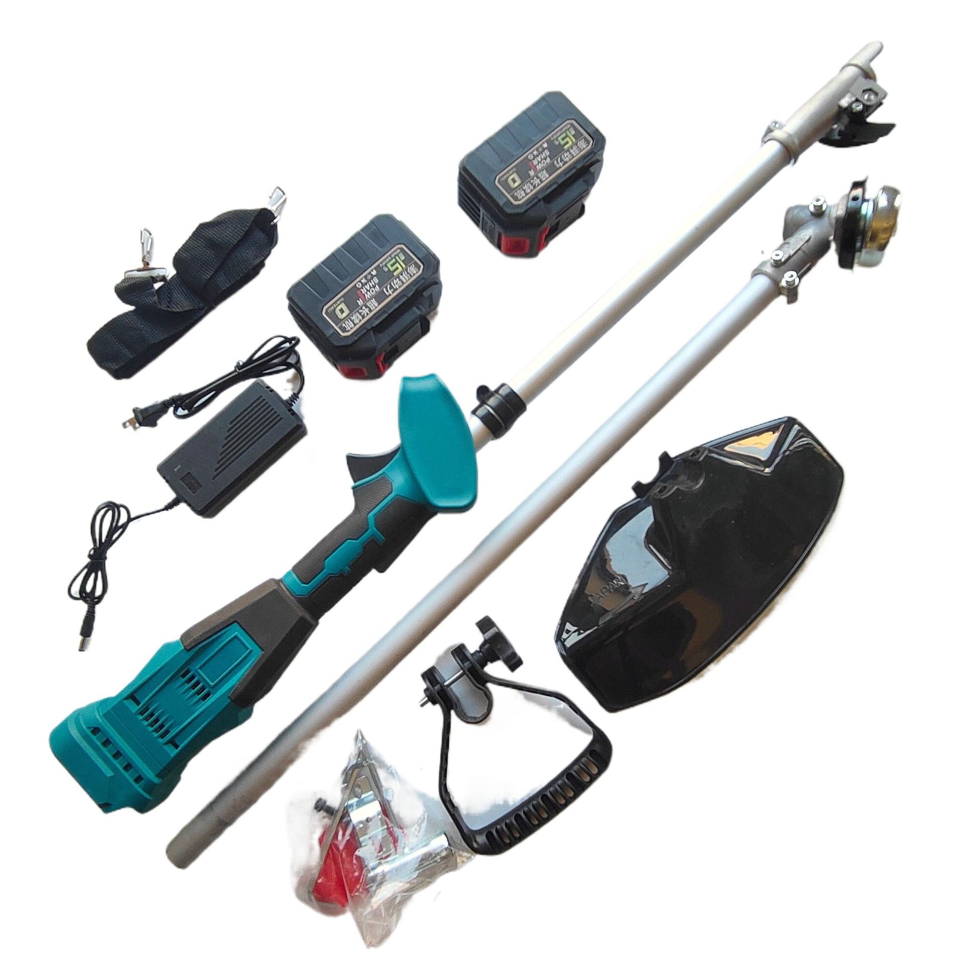 大功率10寸无刷电动割草机充电式除草背负式多功能小型农用打草机详情10