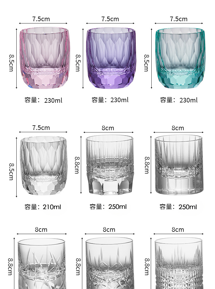 马卡龙系列 FREEDOM威士忌杯 单只礼盒装