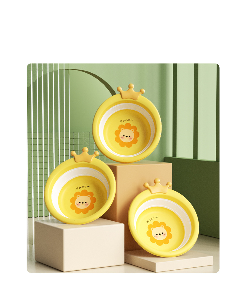 婴儿洗脸盆可折叠宝宝新生儿童用品洗脸洗屁屁洗脚小盆子家用脸盆详情11