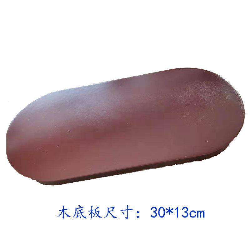 Figurines, clay dolls, wooden bases, multi-sized circular density board wooden bases, handicraft display item bases pic 17