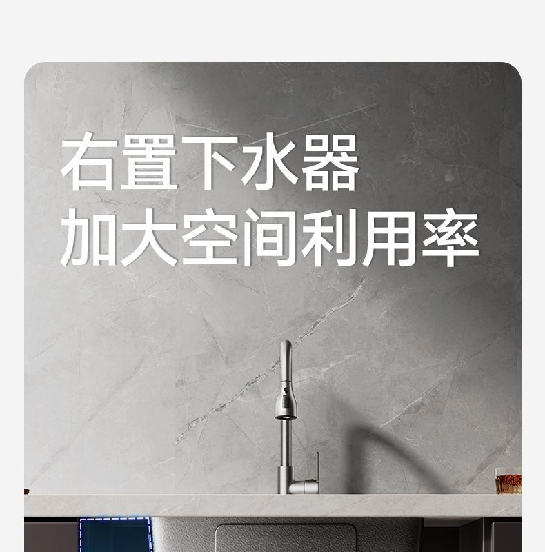 家韵纳米厨房手工小水槽单槽不锈钢洗菜盆台下盆迷你吧台岛台详情22