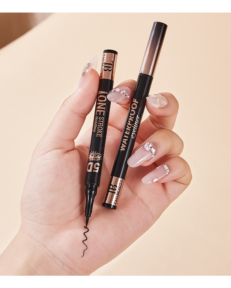 【 Cross-border Exclusive Supply 】 Wholesale of Tao Beauty 5D Eyeliner Pen Quick-drying Waterproof and Sweat-proof Ultra-Fine Eye Drop Pen pic 16