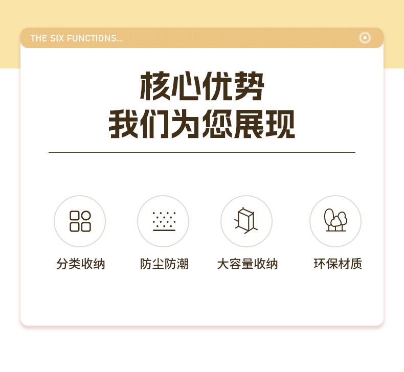 多功能卡通旅行压缩收纳袋行李箱衣物打包袋家用分装收纳包日用百货收纳防尘箱详情2