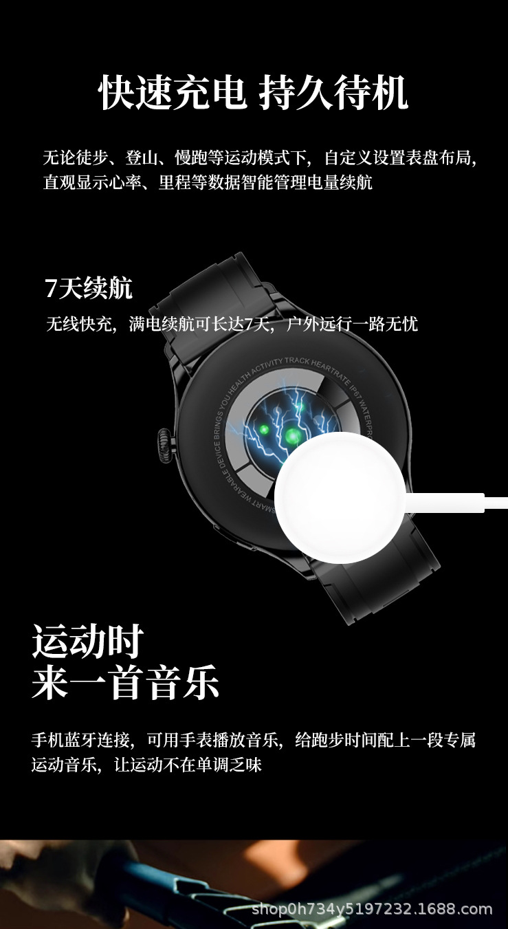 新款跨境X1PRO+智能手表离线双支付语音助手运动手环NFC门禁卡详情7