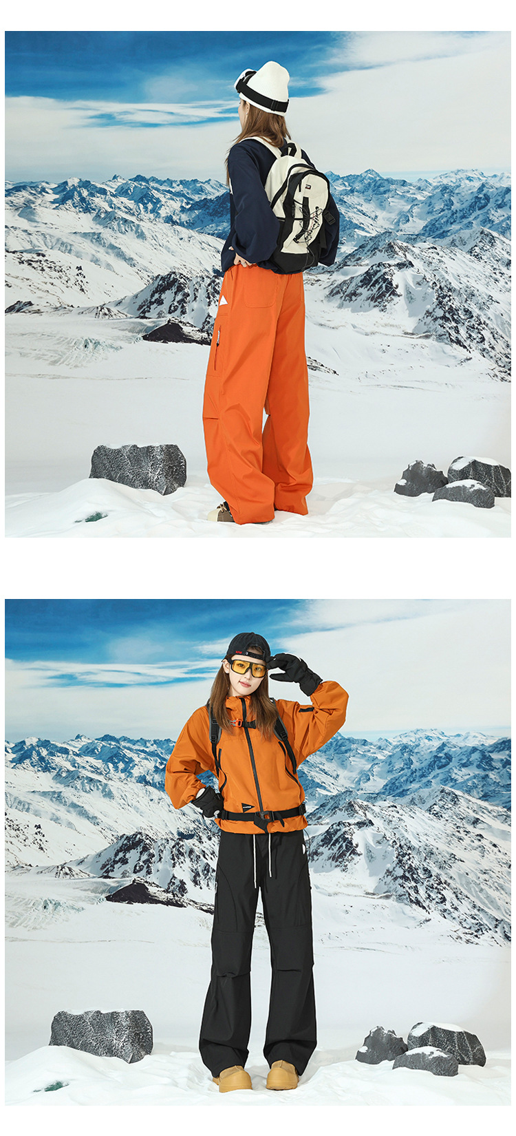 美式机能风春季三防冲锋裤男款户外登山裤防风防水休闲裤子工装裤详情9