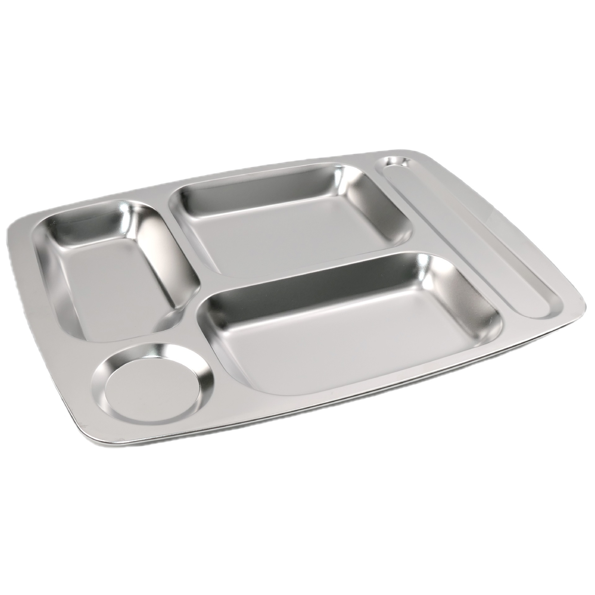 方形304不锈钢快餐盘食堂餐盘餐厅学生专用分格盘子食品级商用盘详情18