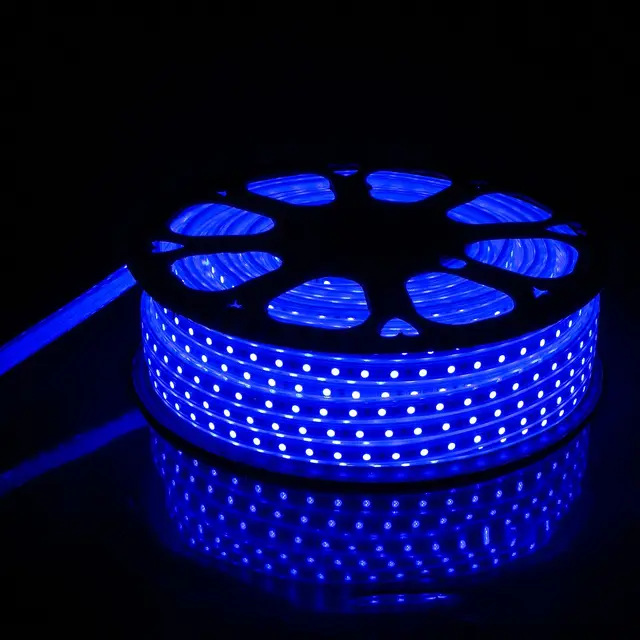 5050LED light strip, 220V outdoor waterproof, IP65, lighting project, home decoration lighting, decorative atmosphere, colored light strip pic 5