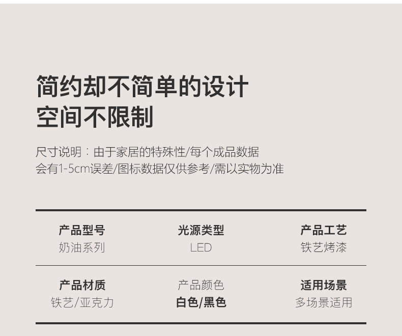 全光谱吸顶灯LED卧室餐厅客厅灯现代简约风智能护眼中山灯具批发详情13