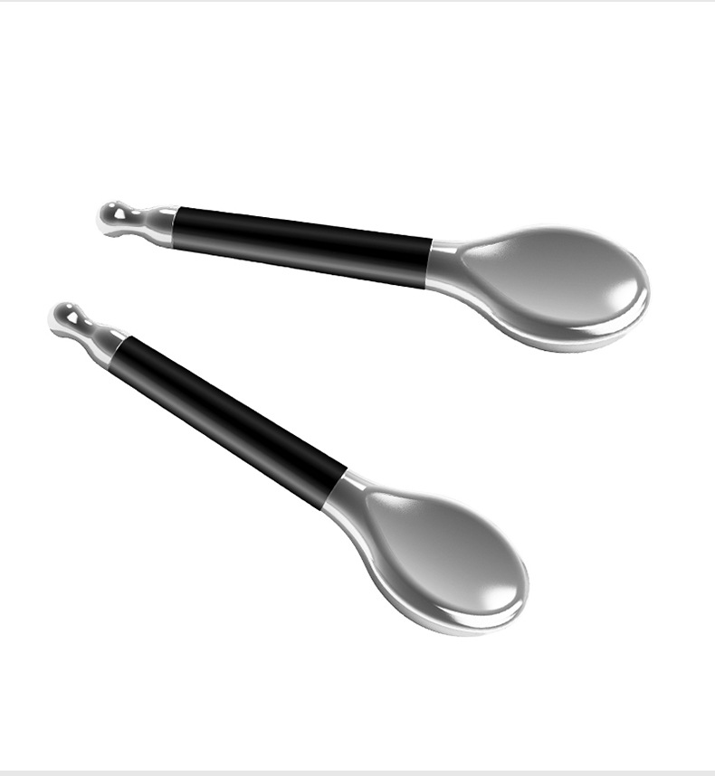 Beauty stainless steel eye cold compress lifting wonder, cosmetics, face cream spoon, acupoint acupoint gua sha massage, eye cream stick pic 14