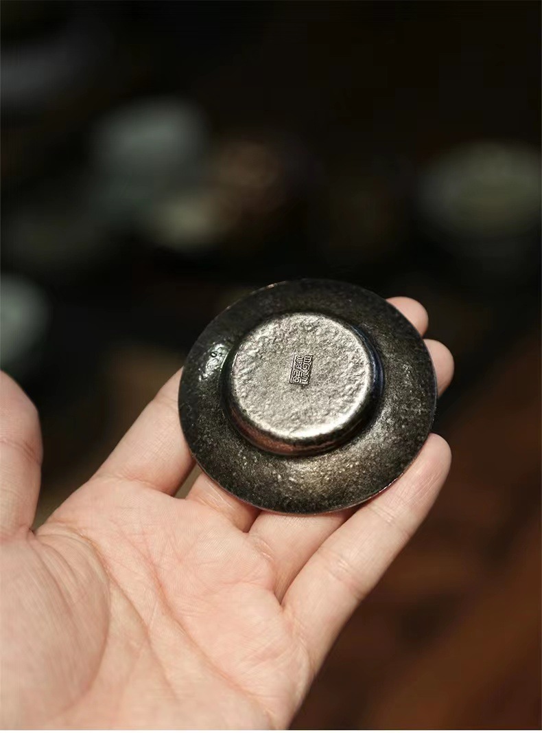厂家直销铜合金杯垫 功夫茶具配件茶道茶托杯托 日式杯托详情7