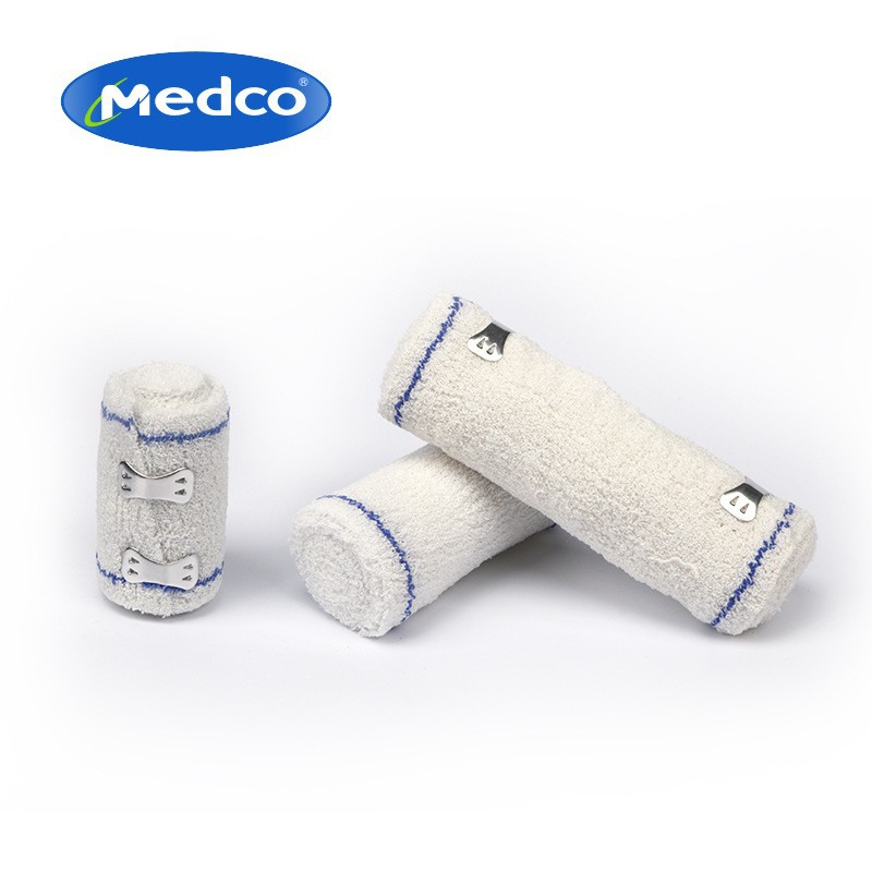 Specialized export supply of bleached blue-edge crepe bandages, fixed elastic bandages, spandex protective gear, surgical grade bandages pic 7