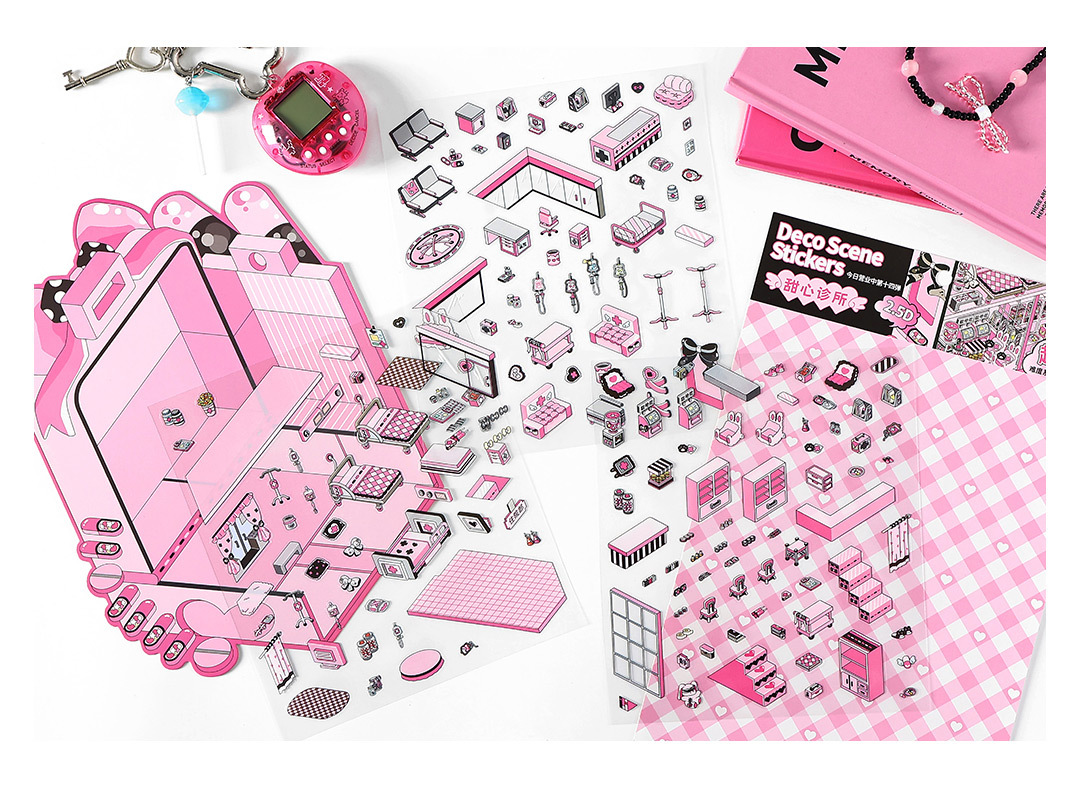 墨言Infeel.Me白卡造景贴纸今日营业中第十四弹微缩立体国潮趣味详情15