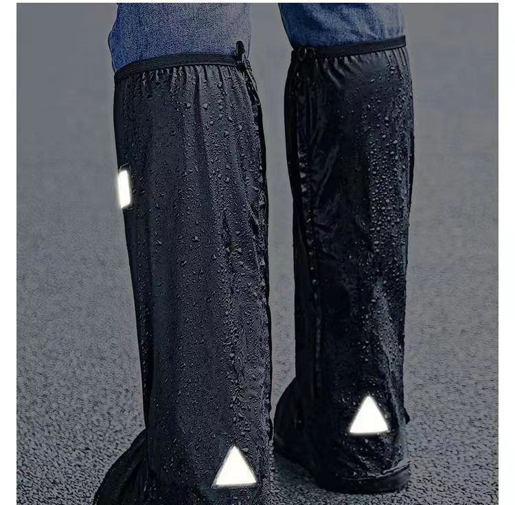 高筒防雨鞋套防滑加厚耐磨雨鞋套户外便携雨天鞋套成人防水雨鞋套详情16