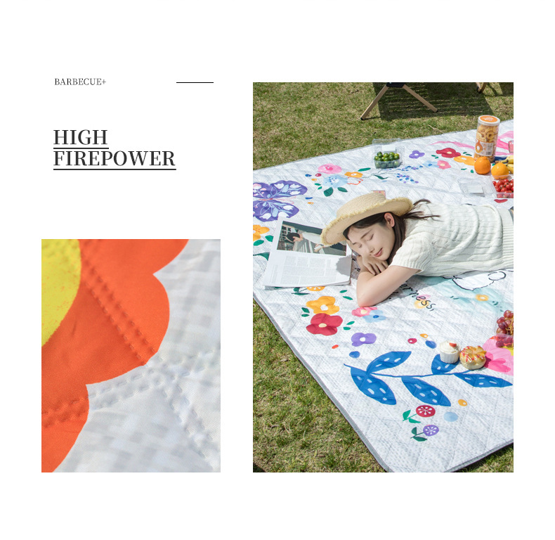 Outdoor picnic mat moisture-proof thickened and enlarged moisture-proof mat 2×2 outdoor picnic and camping beach tent waterproof mat pic 11