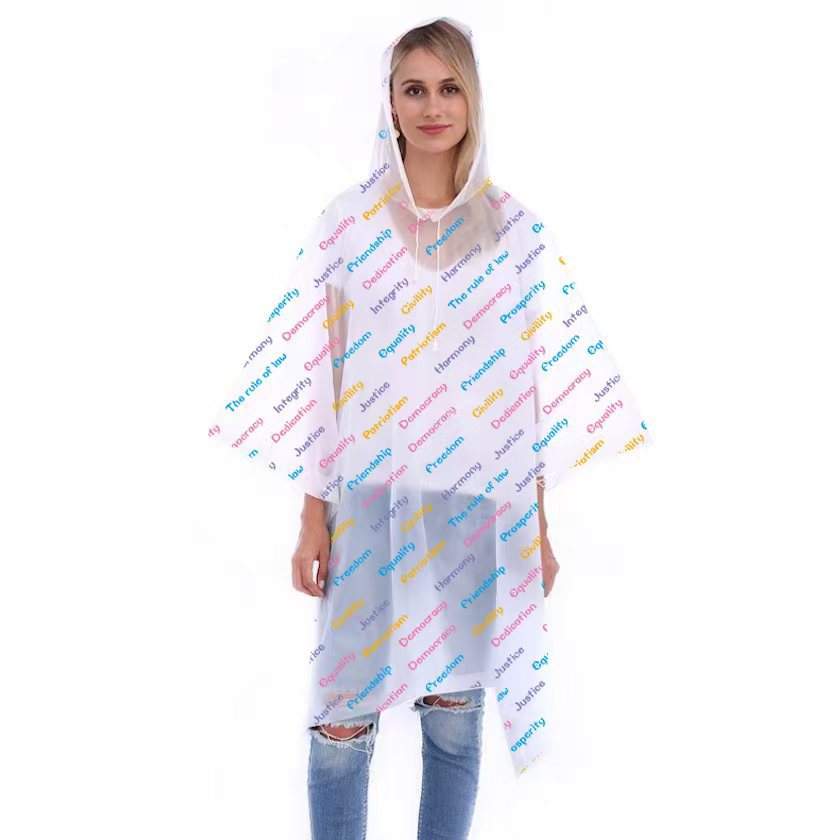 天幕三合一斗篷雨衣成人户外徒步旅游钓鱼多功能登山超轻便携雨披详情17