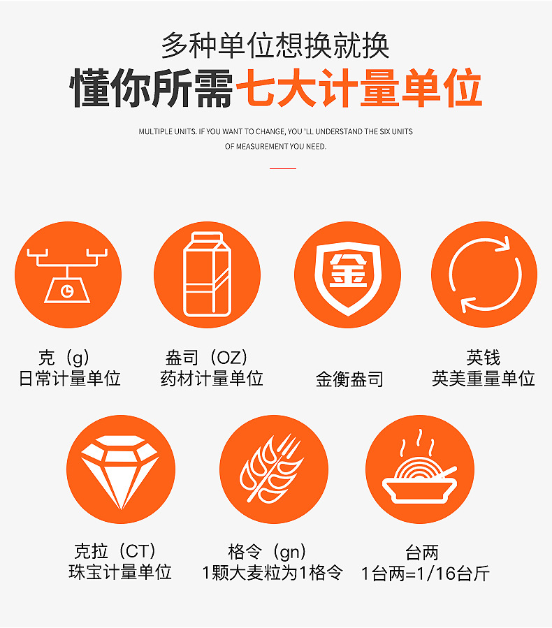 Household small electronic weight scale, kitchen scale, jewelry scale, milk tea shop supplies, baking scale, 0.1g high precision pic 13
