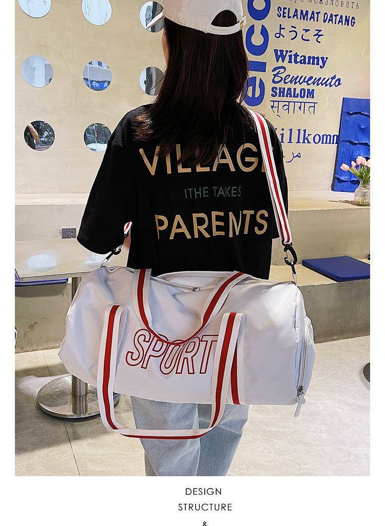 T-shaped hand-held large-capacity travel bag, lightweight business trip fitness bag, luggage waiting for delivery storage bag, short-distance travel luggage bag, durable and portable travel bag pic 17