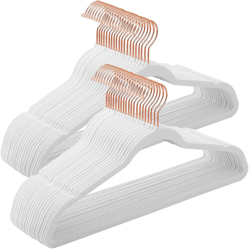 Velvet coat rack, anti-slip and traceless, velvet hanger, dry and wet dual-purpose, household dormitory clothes sorting, hanging pic 18