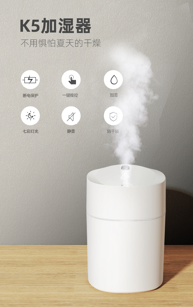 New mini humidifier for home, office, car, desktop, air replenishment, USB small humidifier gift pic 14