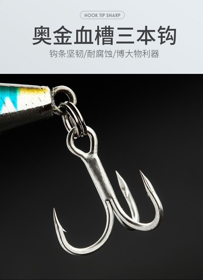Silver Knife Lure, Submerged Mino Bionic Hard Lure, Pencil Lure, Suspended Long-range Mino Lure wholesale pic 6