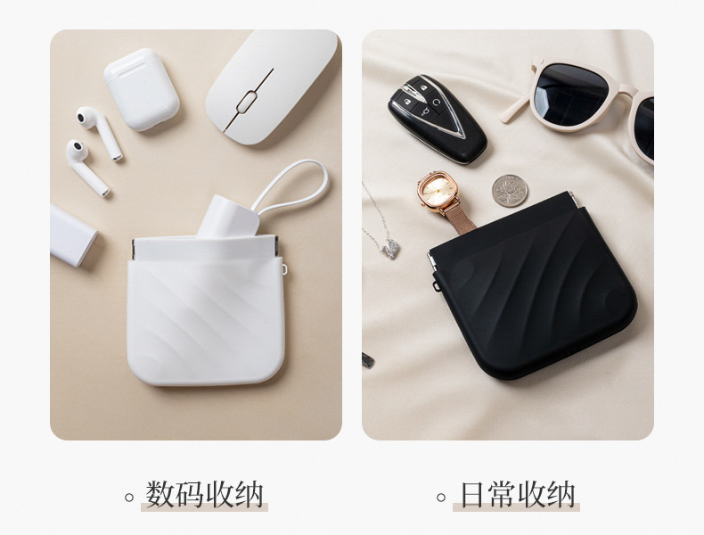 硅胶包弹片收纳袋零钱包小号口红化妆包便携耳机数据线牙套束口袋详情17