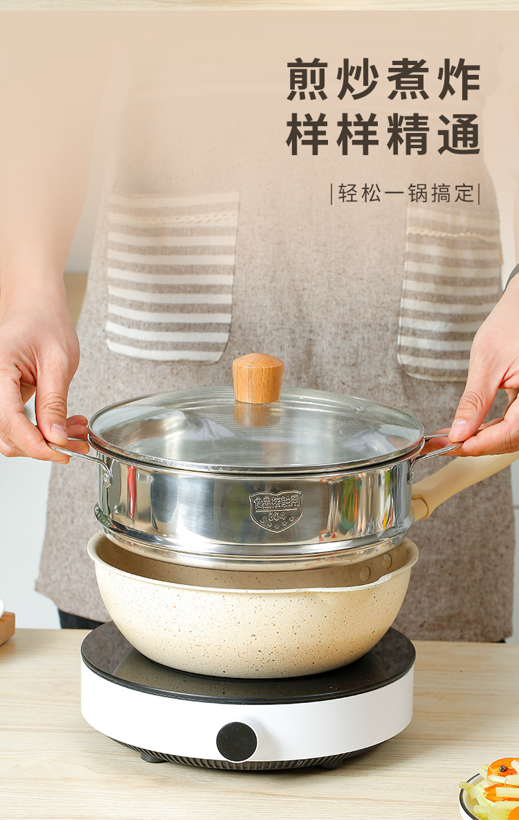 12-piece die-cast aluminum cookware set for sale, kitchen, daily necessities, pot and pot combination, 12-piece cookware set pic 8