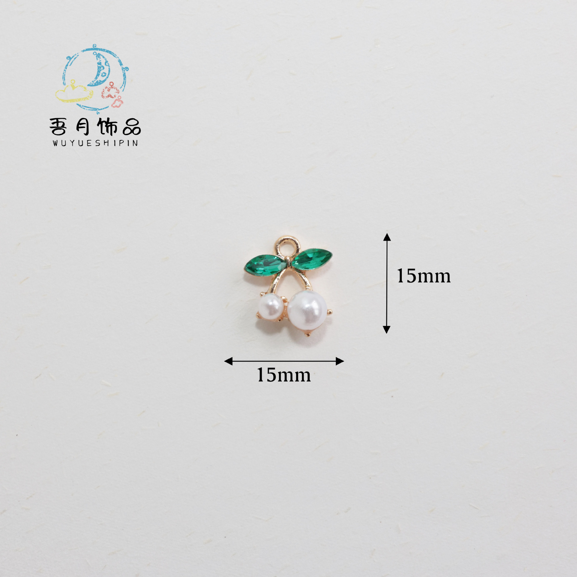 水果西瓜草莓樱桃手链项链耳环耳饰合金滴油饰品配件手工diy材料详情9