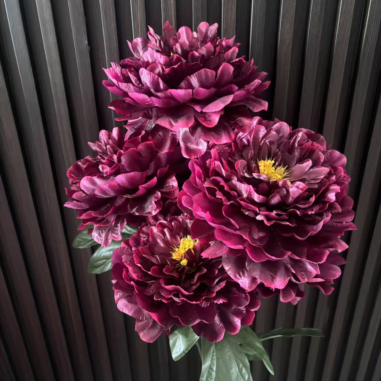 扫墓用花7头富贵牡丹花束花清明节上坟祭祀墓前摆放花菊仿真花详情8