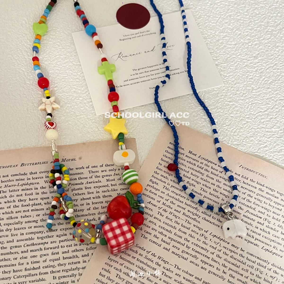 夏日多巴胺系列~彩色趣味项链甜酷女配饰韩系ins小众高级锁骨链详情2