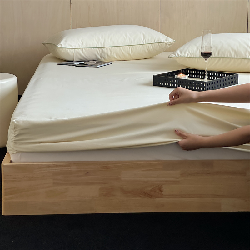 Long-staple cotton single item, all-cotton brushed quilt cover bed, simple pigment color pure cotton autumn and winter 1.8m bedding pic 186